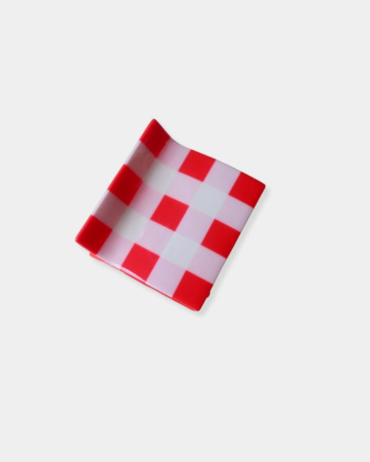 XL GINGHAM CLAW CLIP | Stonewaters