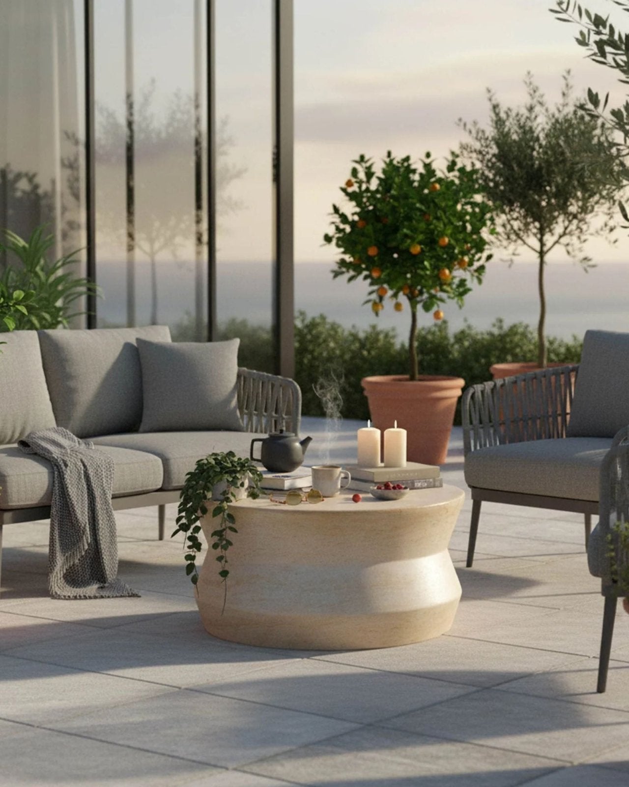 ZAC COFFEE TABLE | Stonewaters