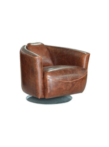 LANNISTER SWIVEL CHAIR- BROWN